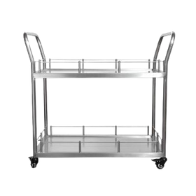 Carrito con base inoxidable