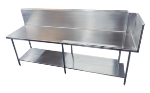 Mesa con respaldo de 2.60 m